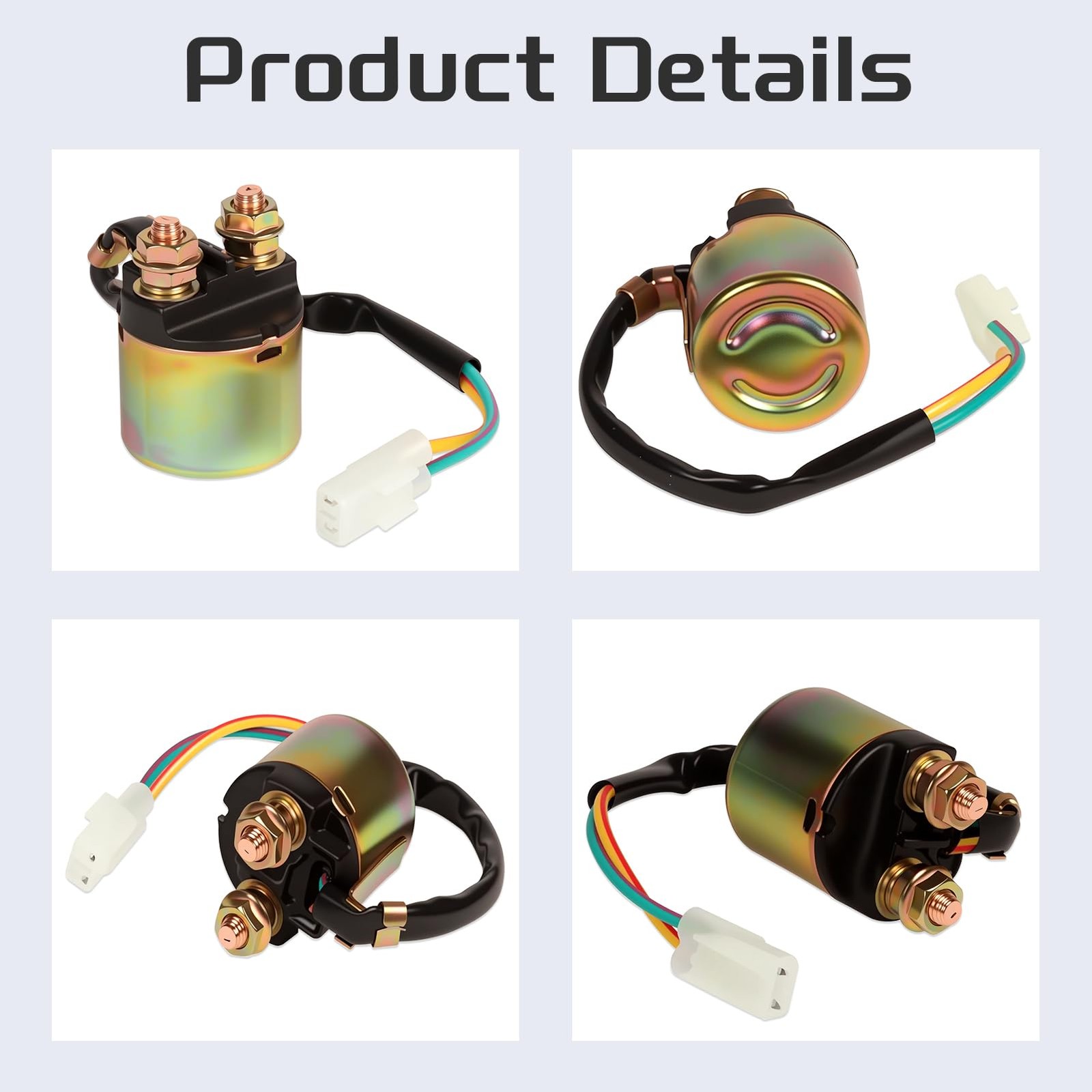 JTAREA Starter Solenoid Relay for Honda TRX350 Rancher 350 2000-2006