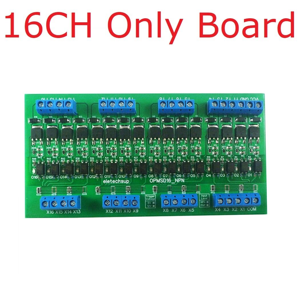 16CH DC 3.3V/5V/12V/24V Digital Logic Level to 5A Current Driver Converter