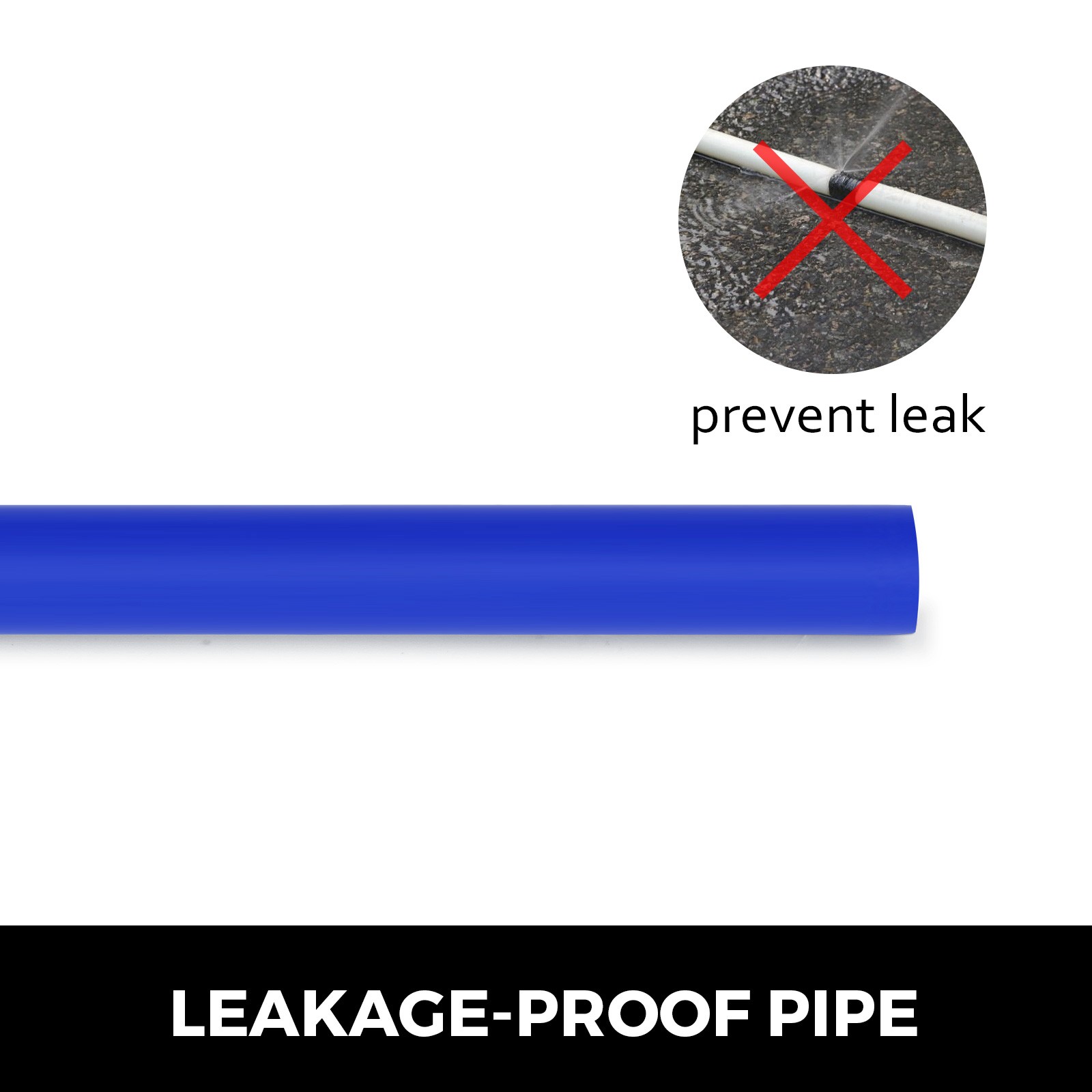 VEVOR 3/4″ 300FT PEX Potable Water Tubing Pipe Non-Barrier Hose for Radiant