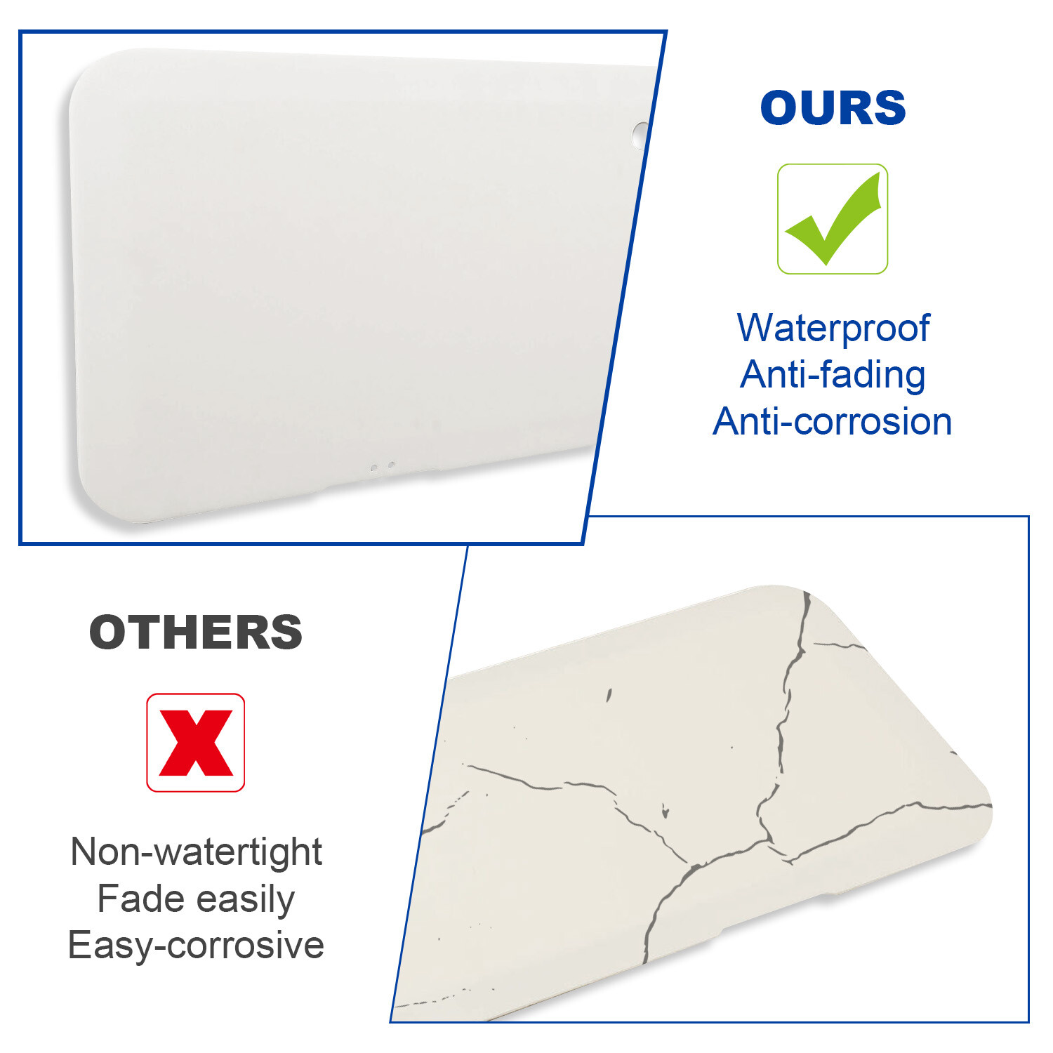 Boat Repair Parts Ski Locker Door Cover Lid With Hinge Kits For LARSON GLASTRON