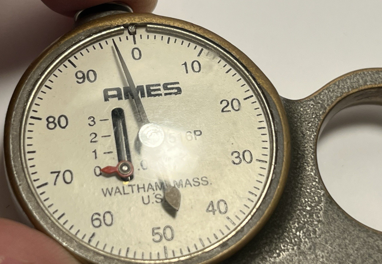 AMES 516P Pocket Thickness Gauge Made in Waltham Mass USA