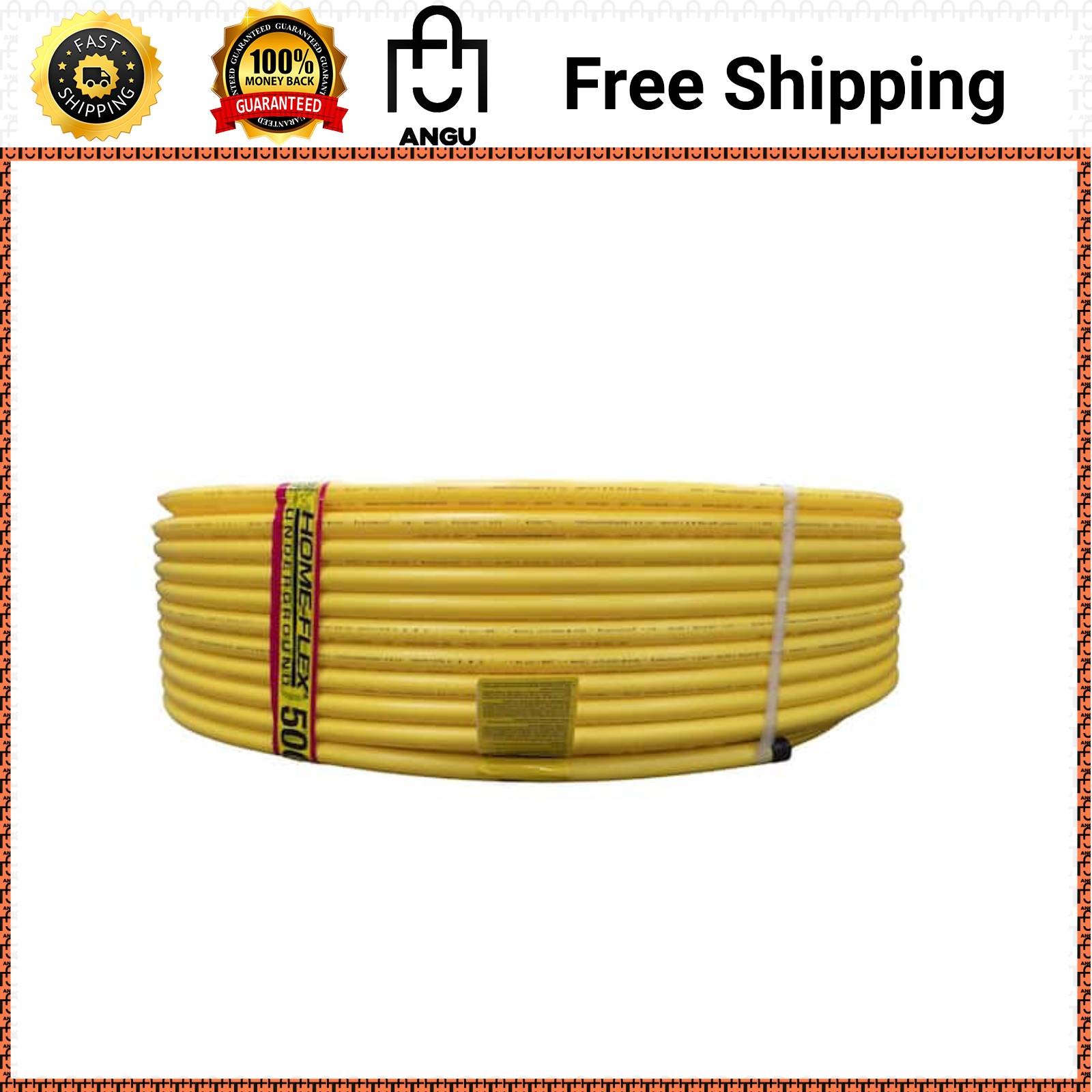Gas Pipe Natural Gas and Propane Polyethylene Line Underground 250 ft 1/2 in