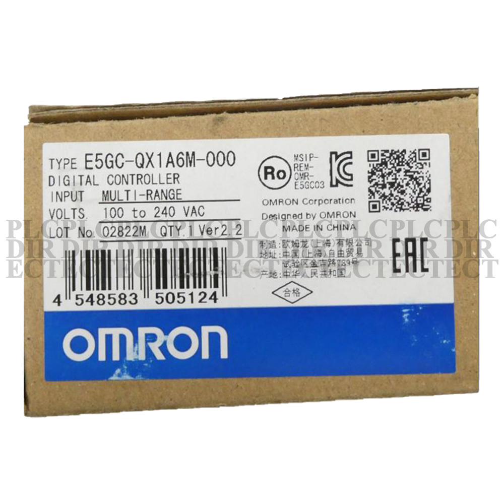 New OMRON E5GC-QX1A6M-000 Temperature Controller 100-240VAC
