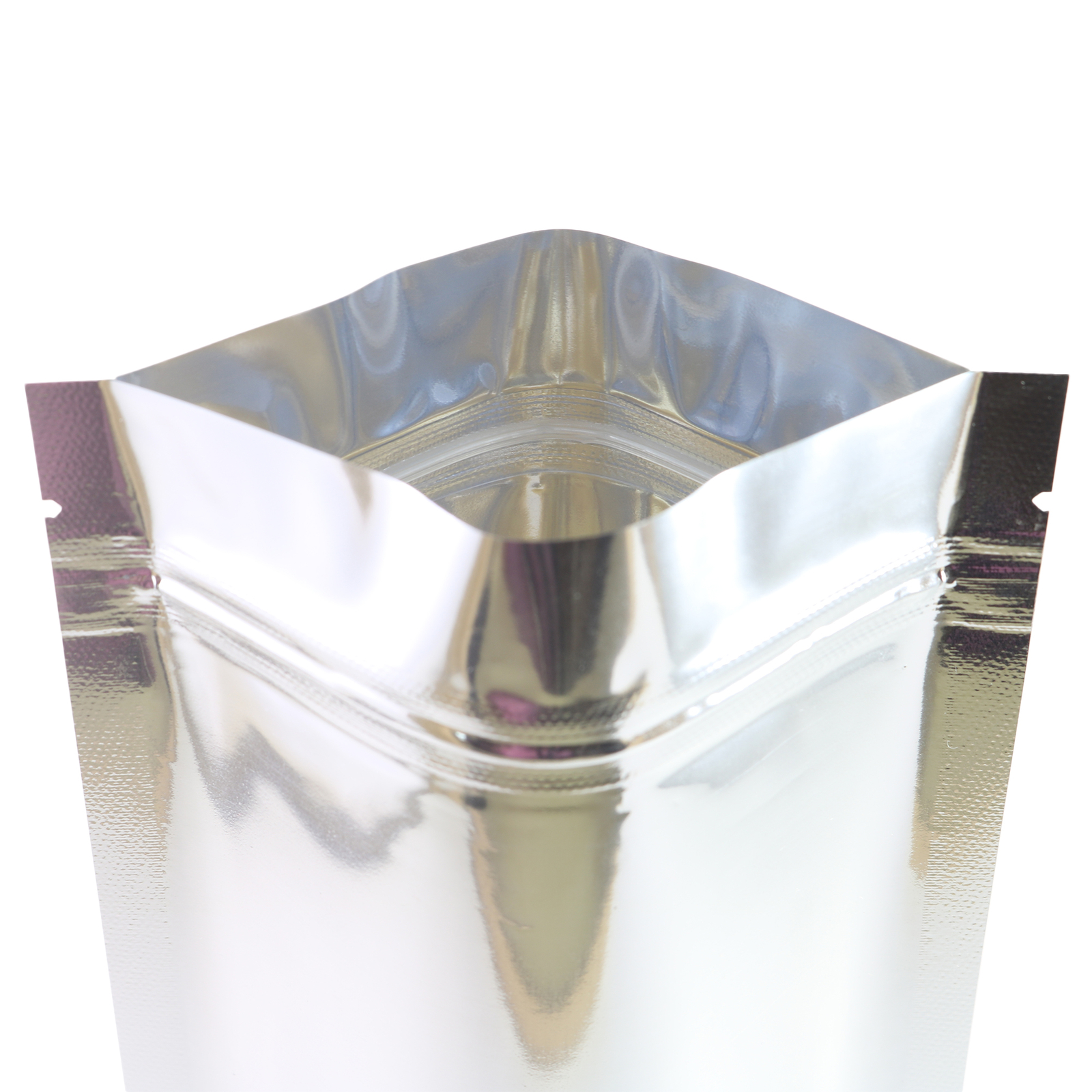 200 Silver Stand-Up Dry Food Mylar Pouches for Seeds and Grains
