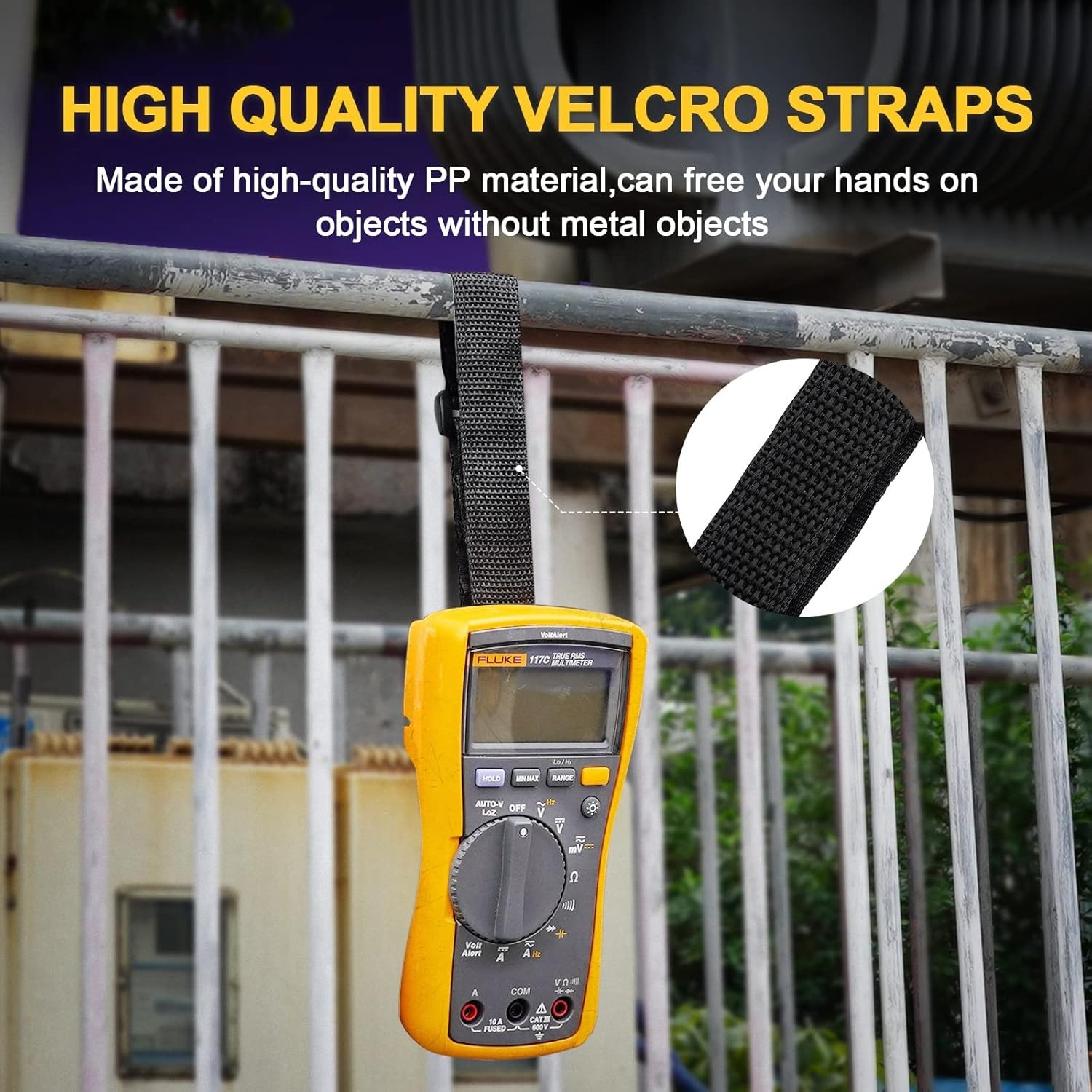 Magnet Hanger Kit for Fluke Multimeter, Instruments Meter Snap Adapter and Ha…