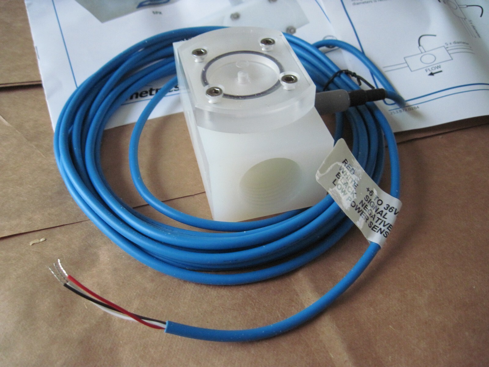 Seametrics SPX-100-01-25 Single Jet Low Flow Meter, 1″ FNPT, Ceramic Shaft