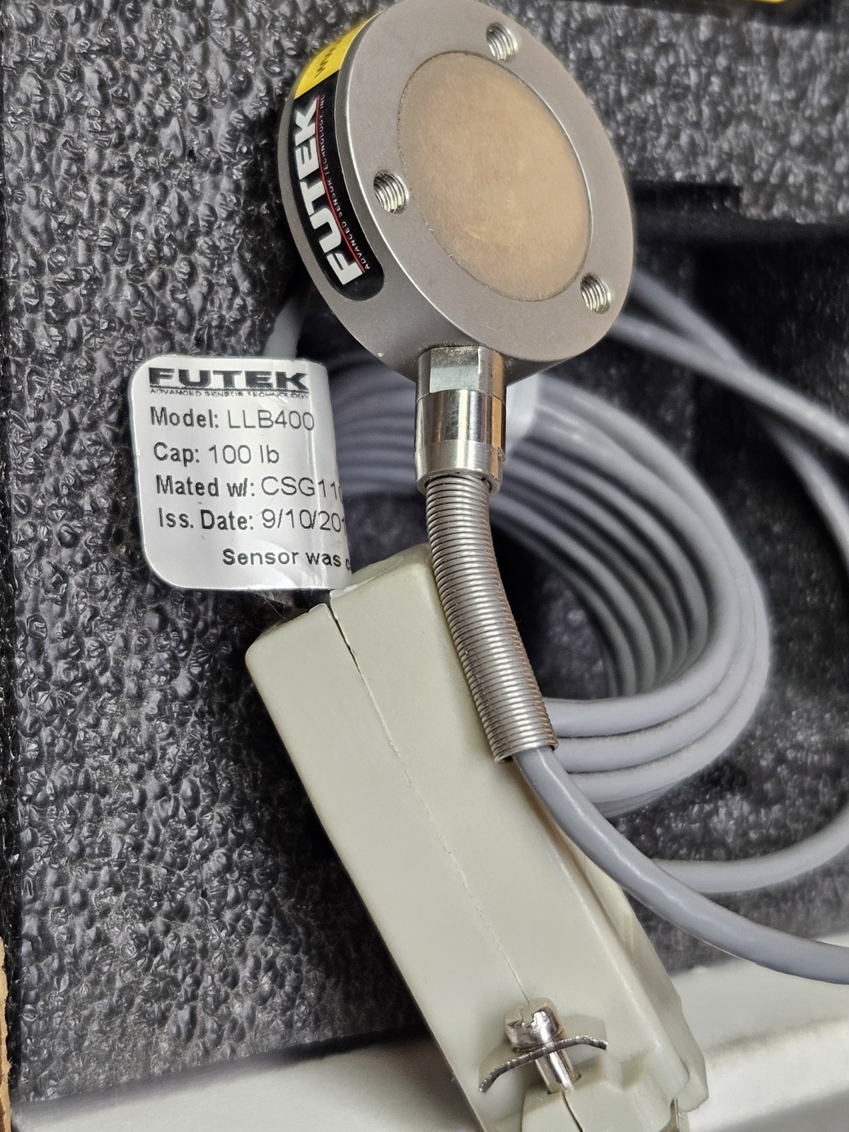 FUTEK CSG110 LLB400 Strain Gauge Amplifier Module Load Cell 100lb FSH01449 USA