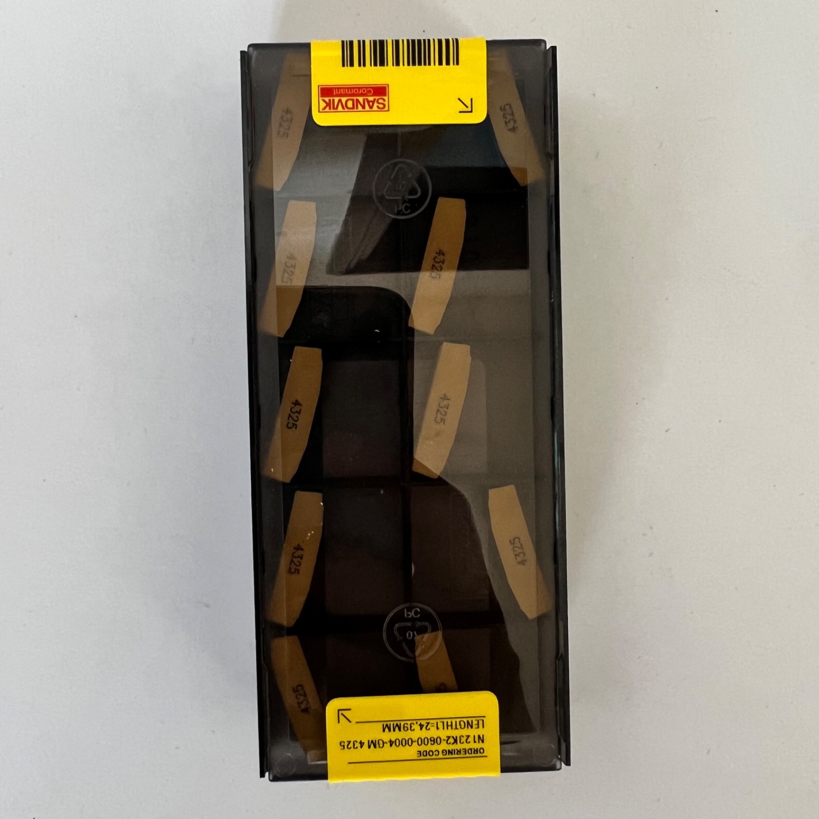 N123K2-0600-0004-GM 4325/ Sandvik / 10 PCS