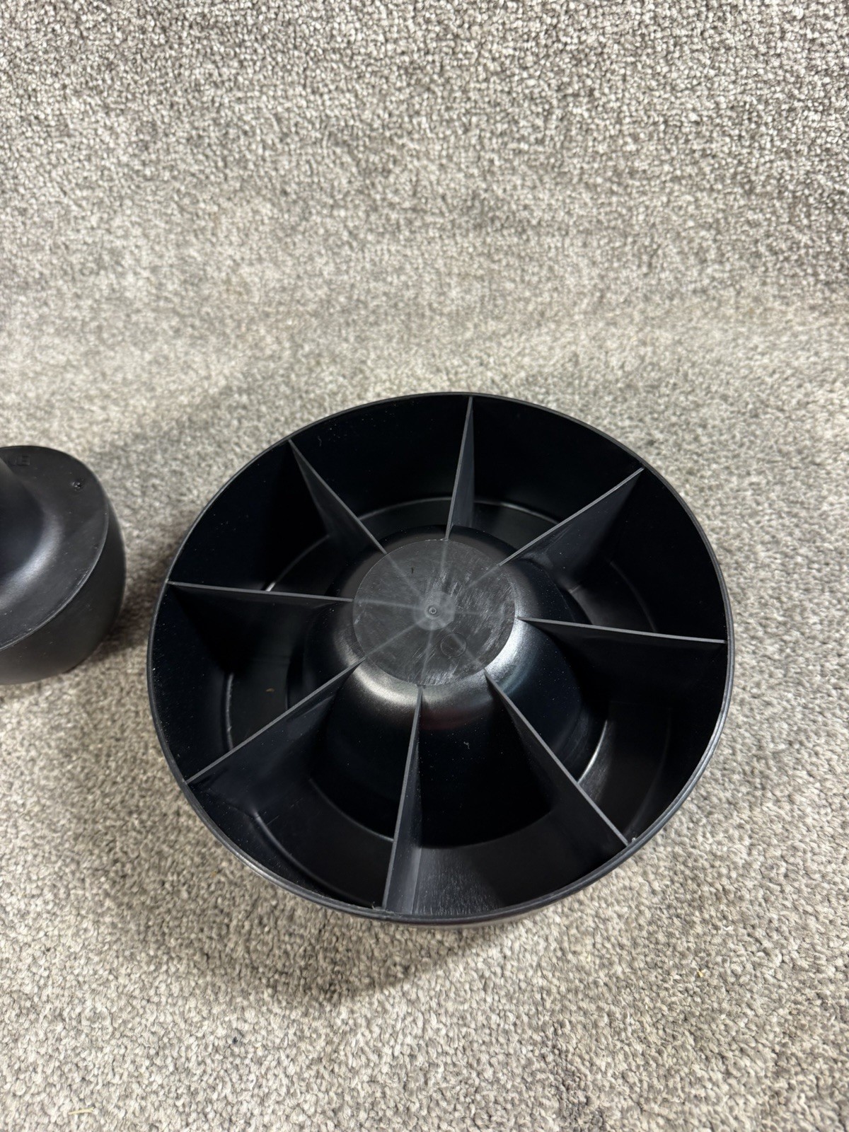 Waring Commercial Cac122 Waffle Bowl Mold Forming Tool With Pusher Black