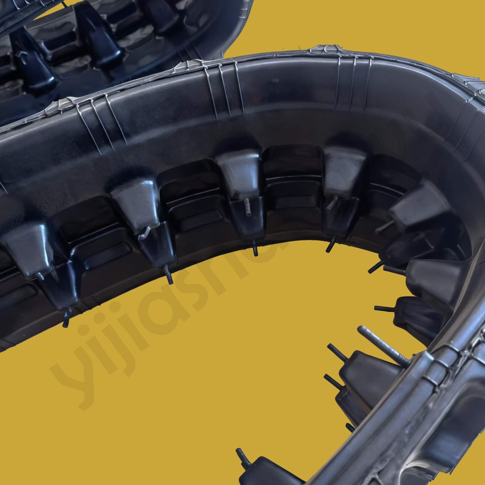 180*72*37 Size Two Pcs Rubber Track for Mini Mini Excavator