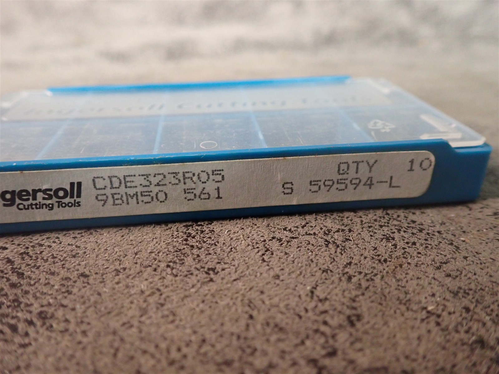 10 Pack NEW Ingersoll CDE323R05 9BM50 Grade 561 S Carbide Inserts (BN288)