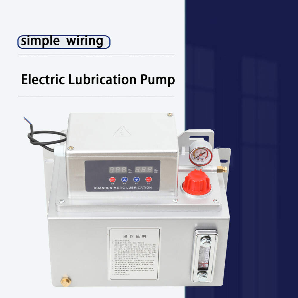 8L 25W Automatic CNC Electric Digital Display Lubrication Pump 150ml/min