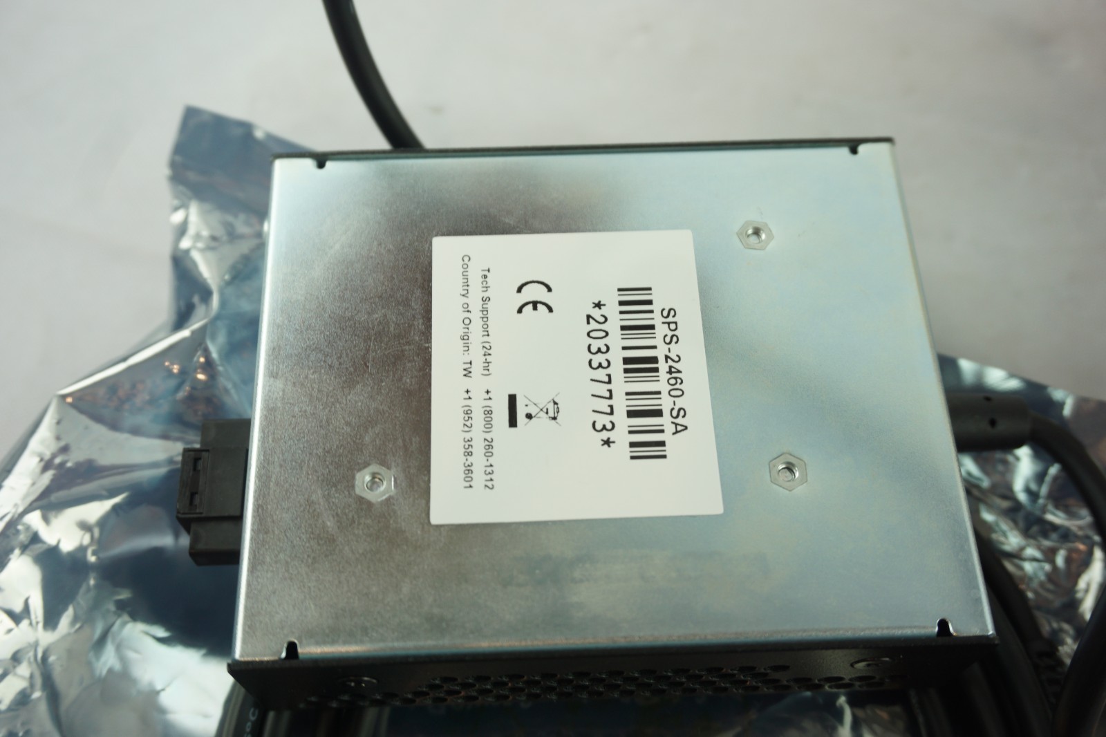 NEW Transition Networks SPS-2460-SA Stand Alone External Power Supply 12.25 VDC