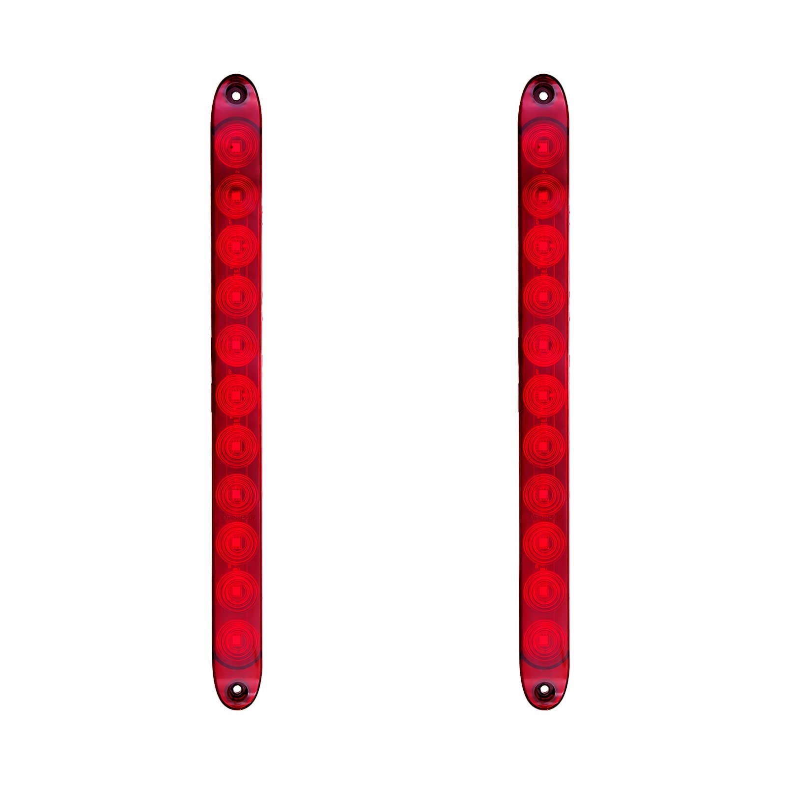 Led Trailer Light Bar,15inch Red Led Lights, Brake Stop Turn 3rd Brake Light,…