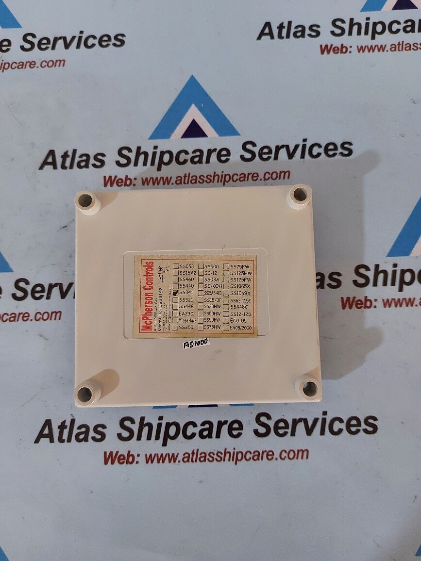 MCPHERSON CONTROLS SS341 SELF EXCITED VOLTAGE REGULATOR
