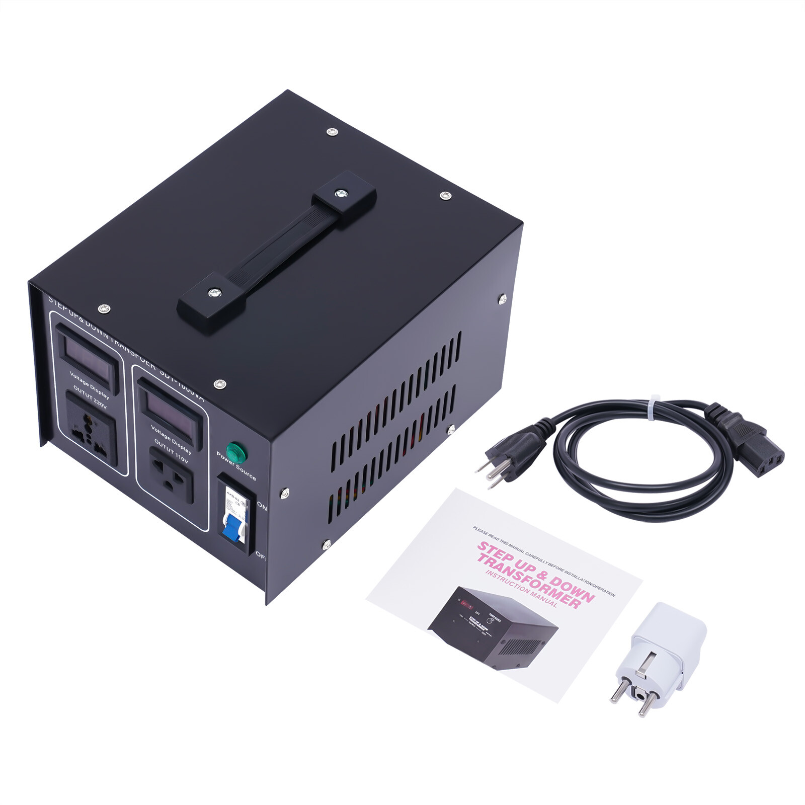 1000W Step Up Step Down Voltage Converter Transformer 220V to 110v 120v to 240V
