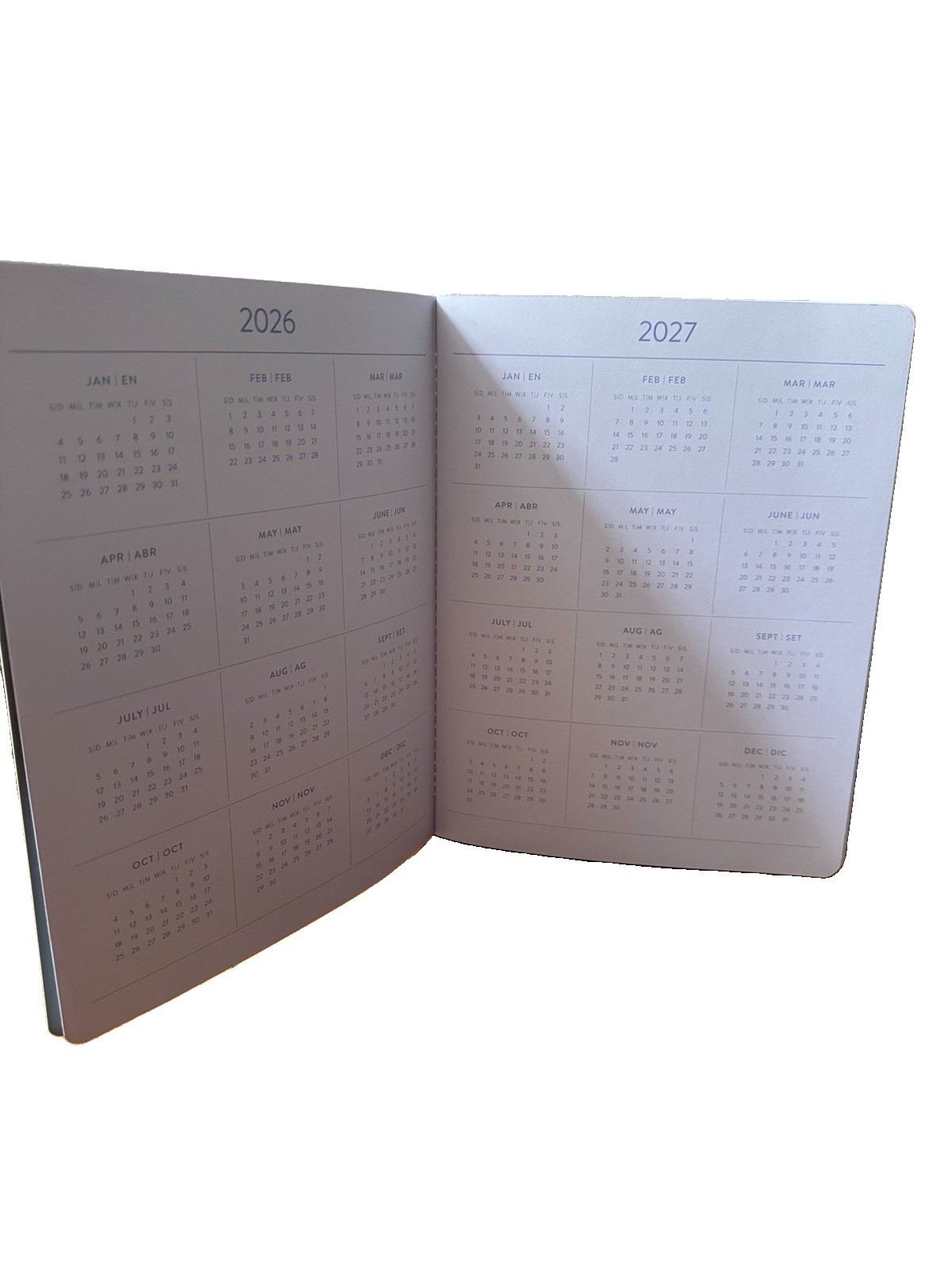 2027 Monthly Planner 17 months Planner Orange Circle Studio Aug 2026- Dec 2027