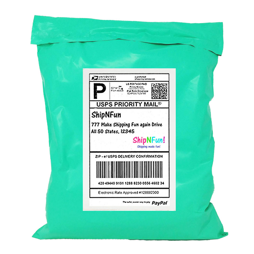 12×15.5 Poly Mailers Pink, Purple, Teal 12×15 Envelopes, Plastic Shipping Bags