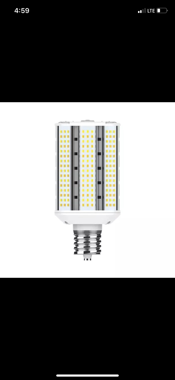 RAB HIDFA-205S-EX39-8CCT-BYP LED Corn Cob 205W 30750LM 3/4/5K 120-277V EX39 New