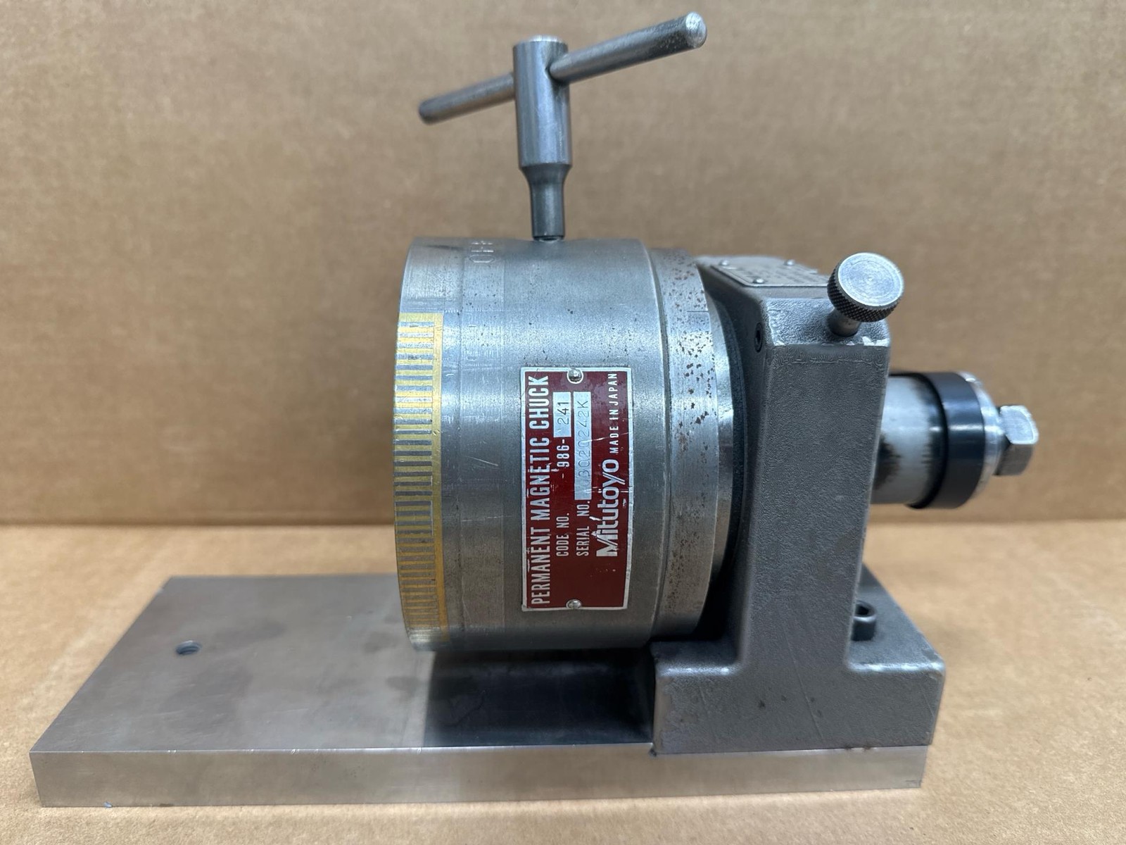 HARIG Grind-All No.1 w/Mitutoyo 5″ Permanent Magnetic Chuck & Base 3.000″