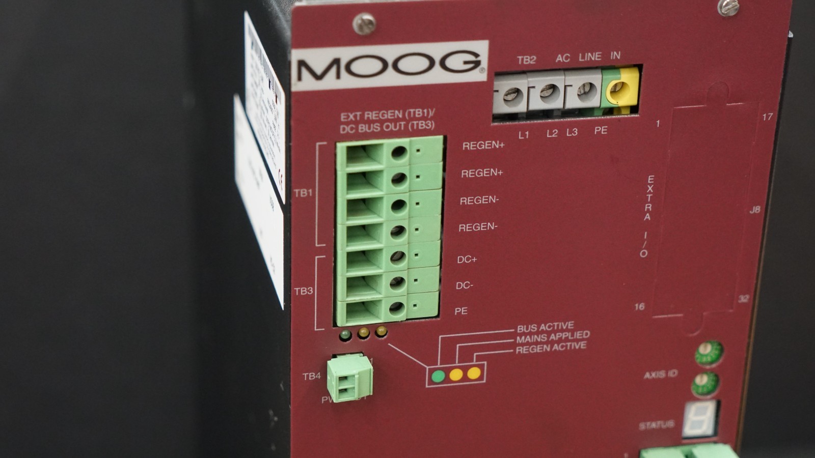 MOOG T200-610C-0A81 Programmable Servo Drive, 15kW, 325 VDC