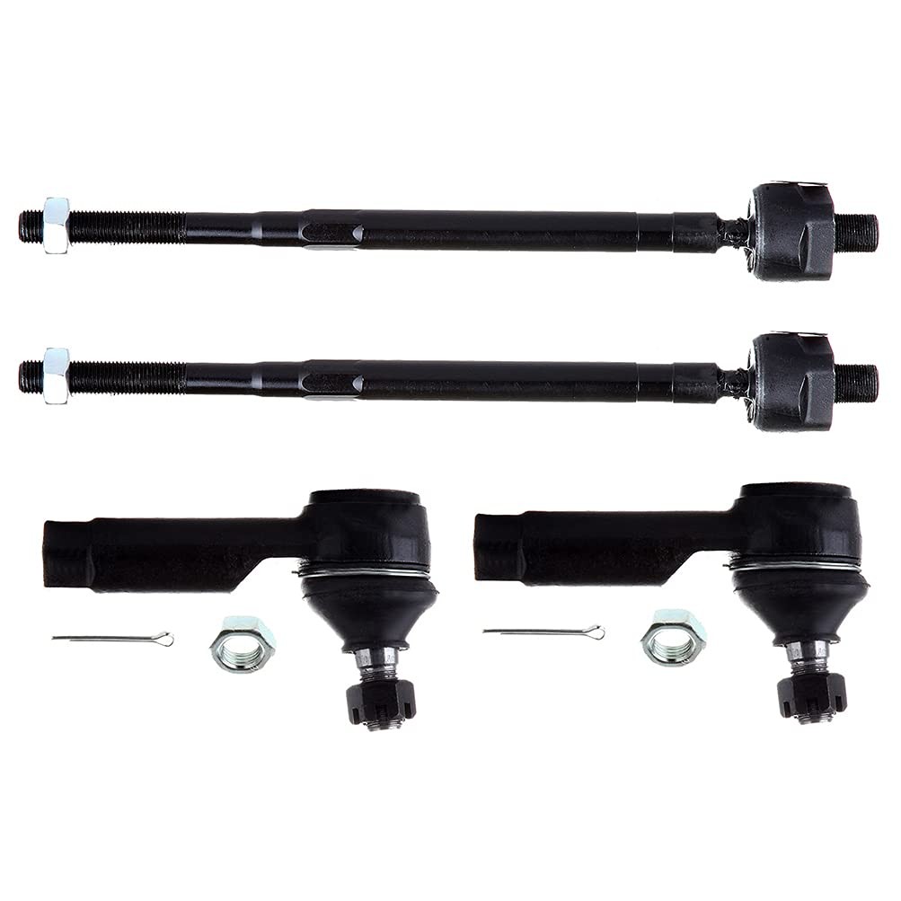 Inner Outer Tie Rods Front Suspension Set of 4 Fit 2000-2004 I30 I35 Maxima