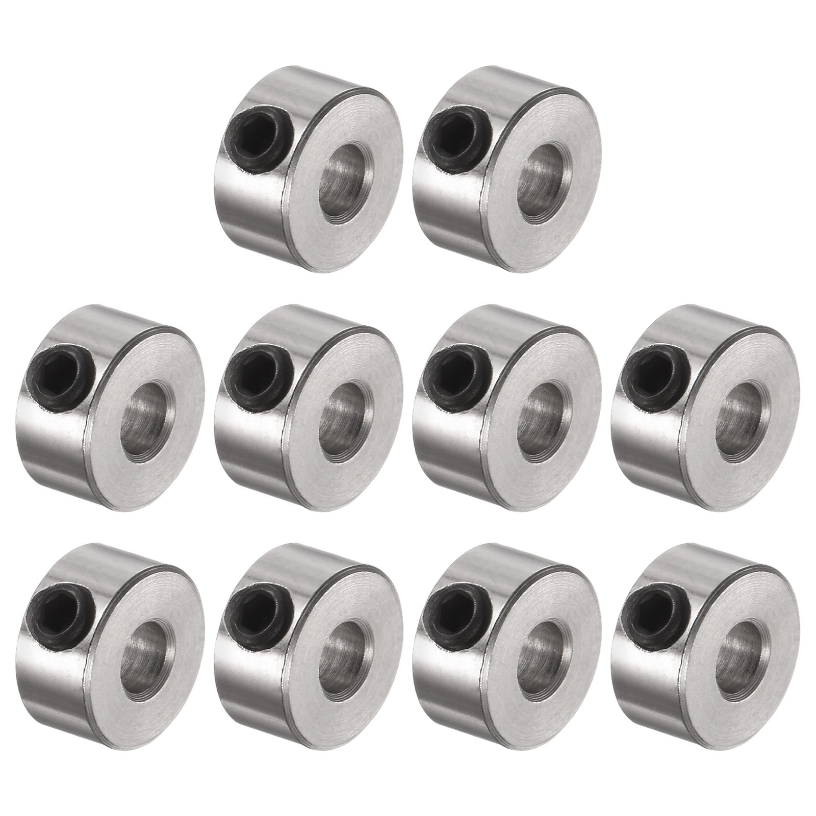 10pcs Set Screw Collars 3.05mm ID 8mm OD 4mm Width Gear Stopper Wheel Collar