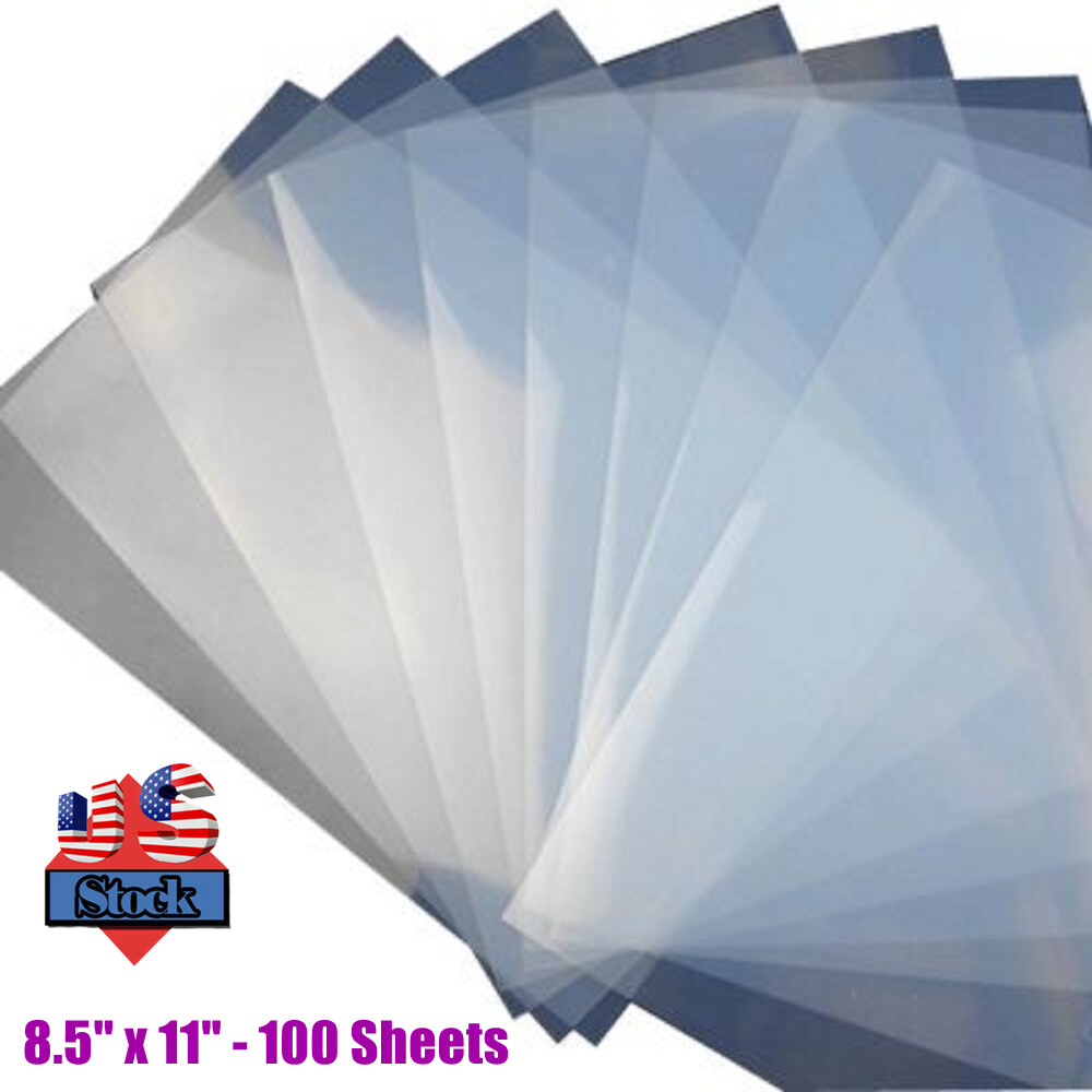 CALCA 8.5 x 11in Waterproof Inkjet Milky Transparency Film – 1000 Sheets