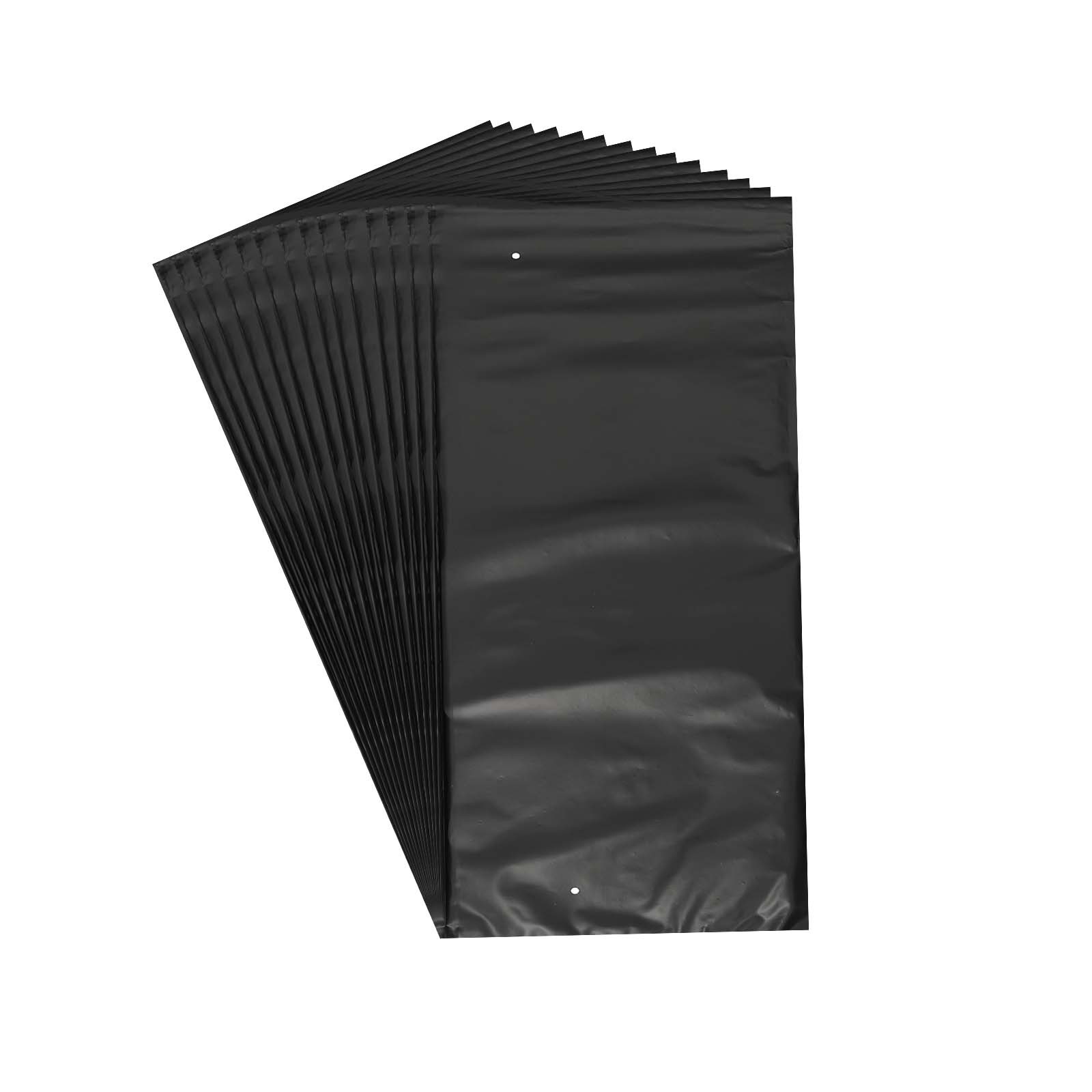 50Pcs Shrink Wrap Bags 4 x 8 Inches Black POF Heat Shrink Wrap Bags