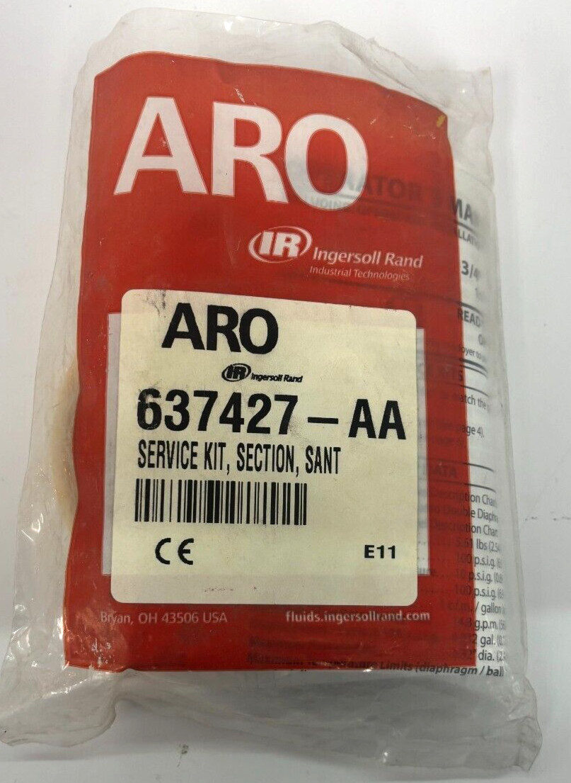 ARO 637427-AA FLUID REPAIR KIT AIR OPERATED DOUBLE DIAPHRAM PUMP
