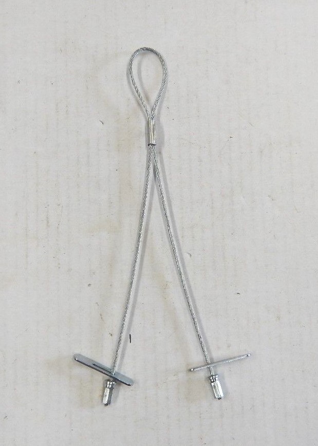 (10) Gripple Adj. Double Toggle End No 2 100# Speaker Light Cable Hangers NEW