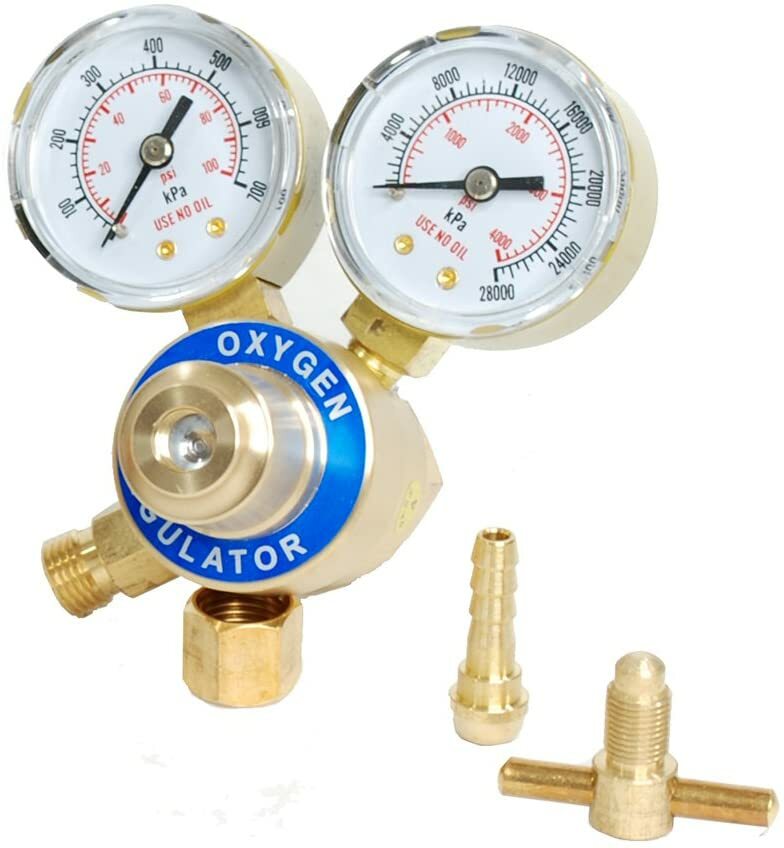 Solid Brass OXYGEN & ACETYLENE Regulators 4 Welding Fit Victor Gas Torch Cutting