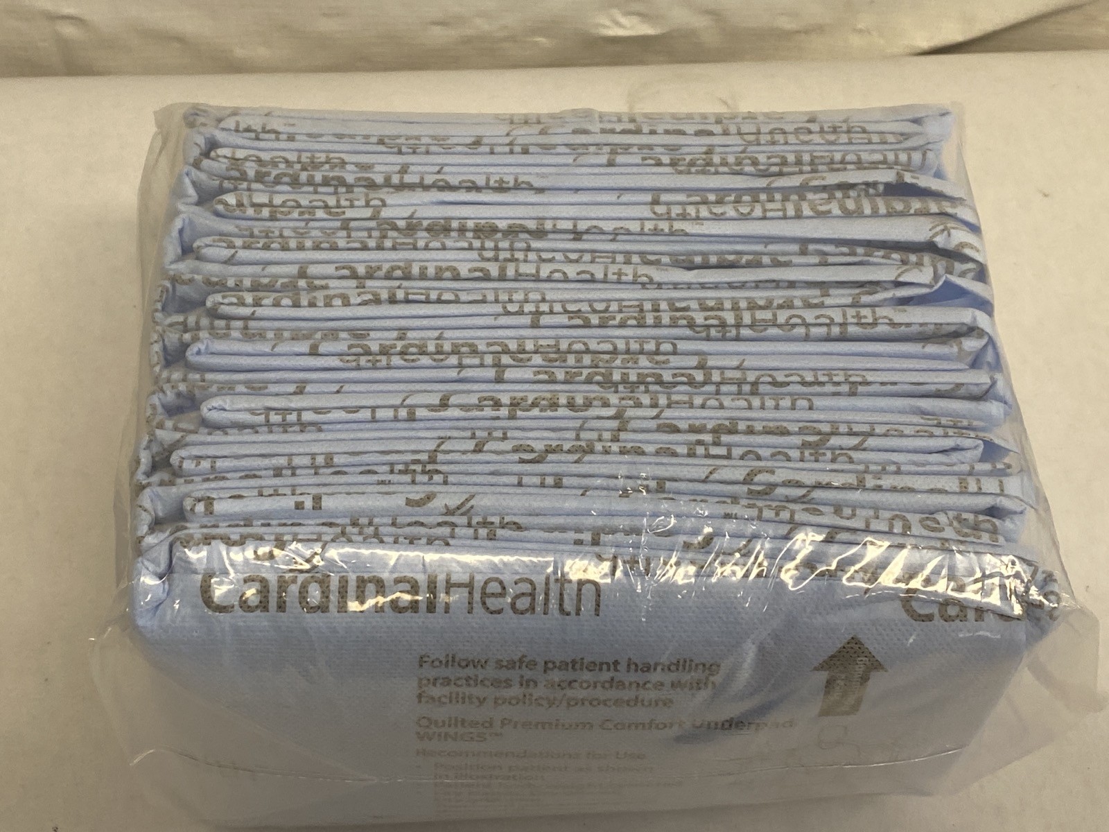 (10/Pk) CARDINAL HEALTH Wings Quilted Premium Comfort Underpads 30×36” P3036C