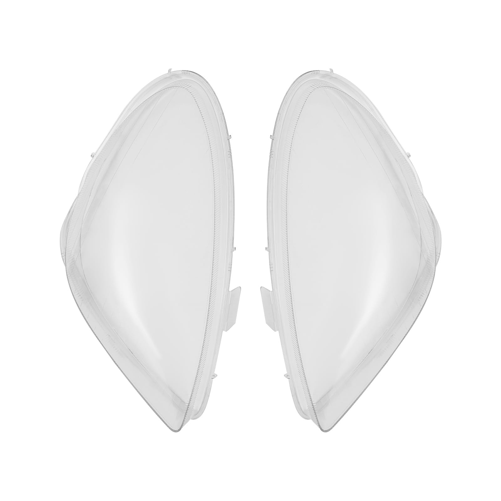 Pair Headlight Lens Cover Clear Front Left Right for SLK R171 2005-2011