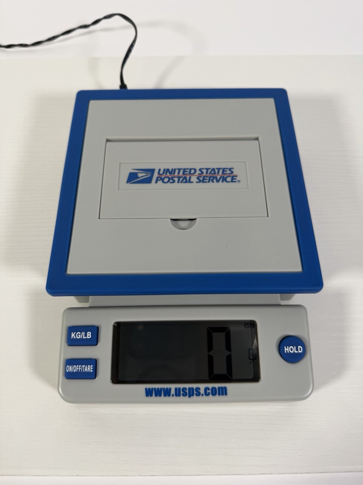 USPS 10 lb. Desk Top Postal Scale Extra Large LCD Digital Electronic ~ Tested