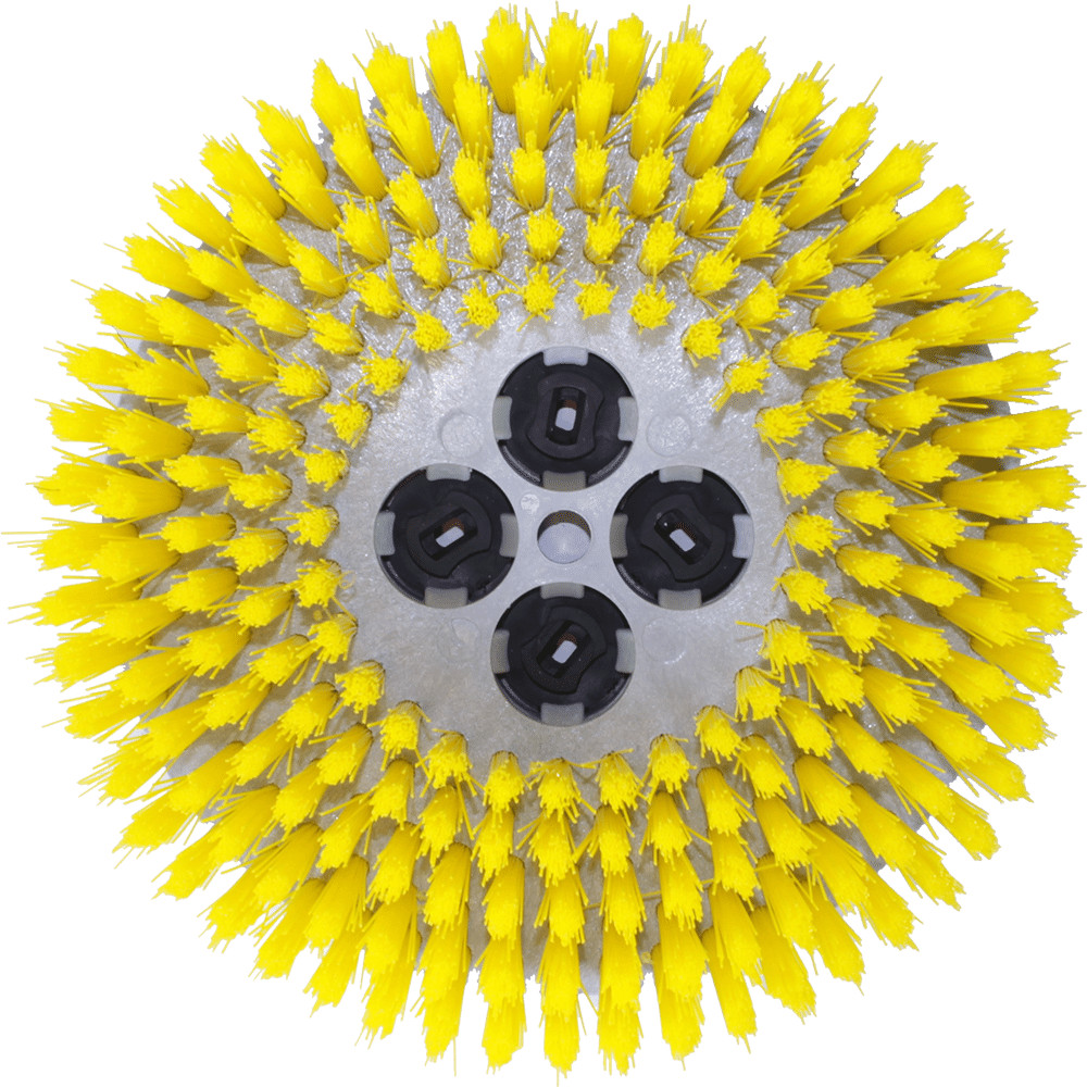 New Cimex 19″ 3 Head Hard Floor Scrubber Model CR48SC with STIFF Brush Kit