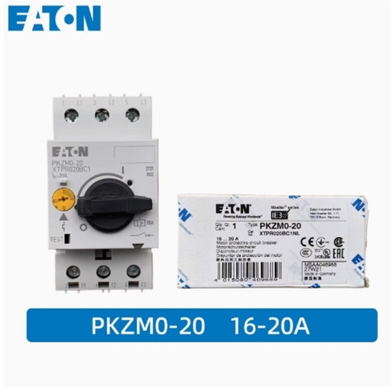 1PCS Eaton PKZM0-20【16-20A】 Electric Motor Circuit Breaker