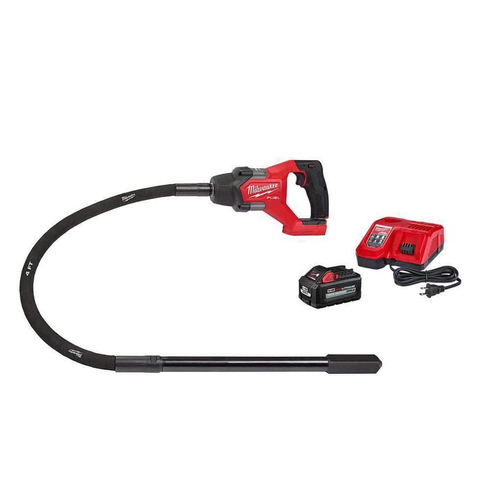 Milwaukee M18 FUEL 18V Lithium-Ion Brushless 4 ft. Concrete Vibrator w/ Battery