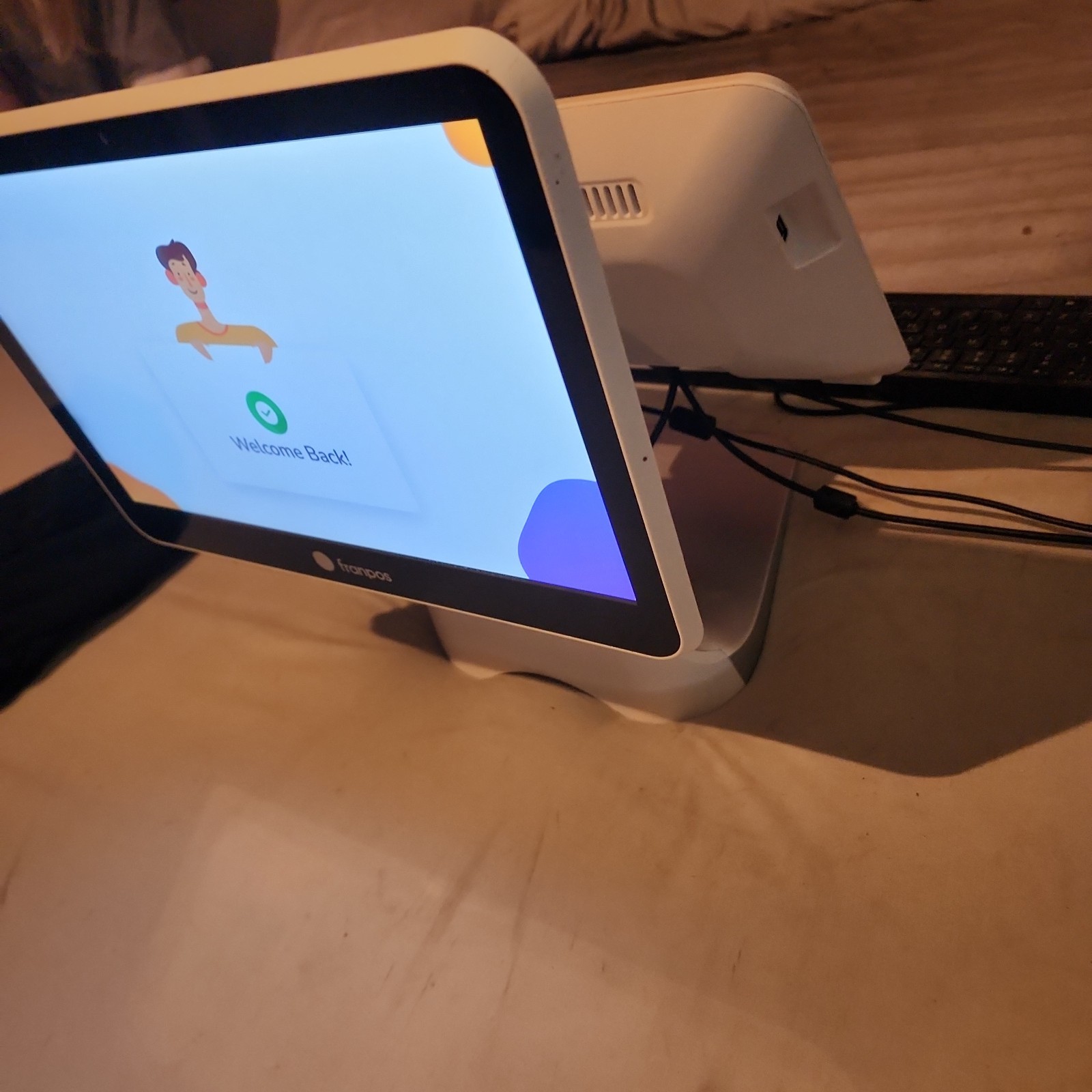 FranPOS Retail Point of Sale 13.3″ Dual 2-Screen POS System 4gb 64gb Open Box