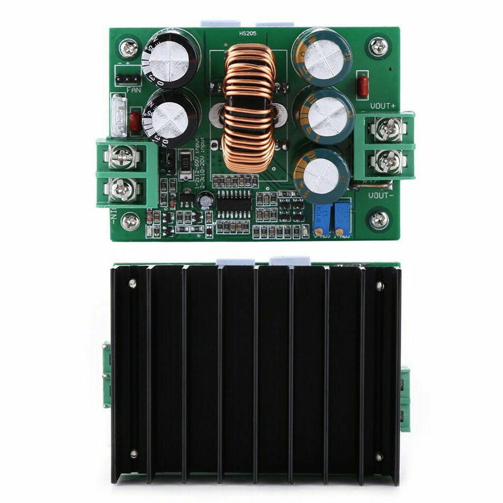 1200W 20A CC CV DC Boost Converter 8V-60V 12V-80V Current High Power Supply