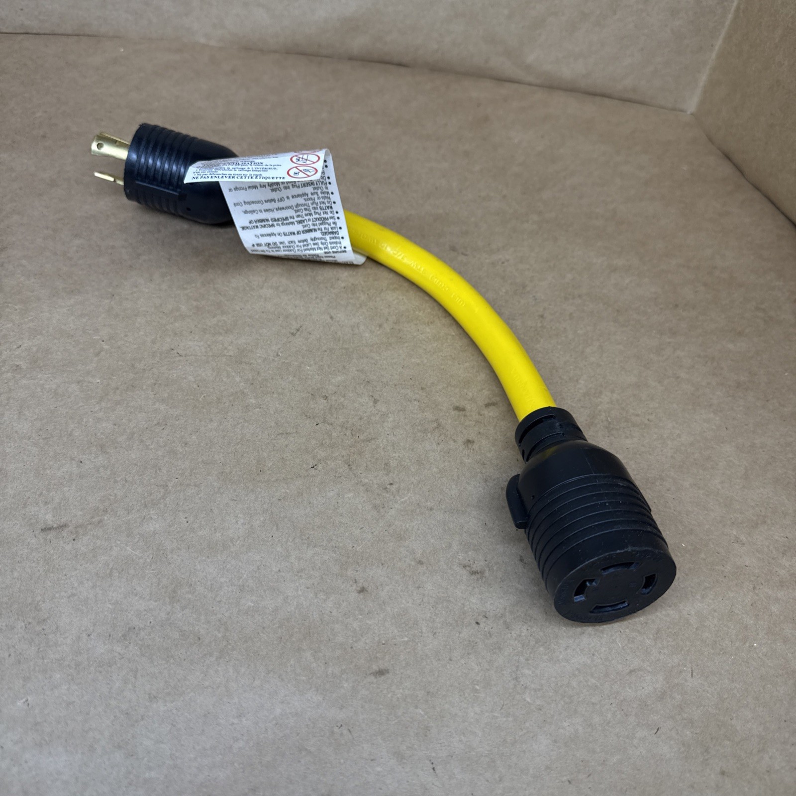 Generator Adapter L5-30 P Male to L14-30 R Female Twist Lock 120 Voltage Adapter