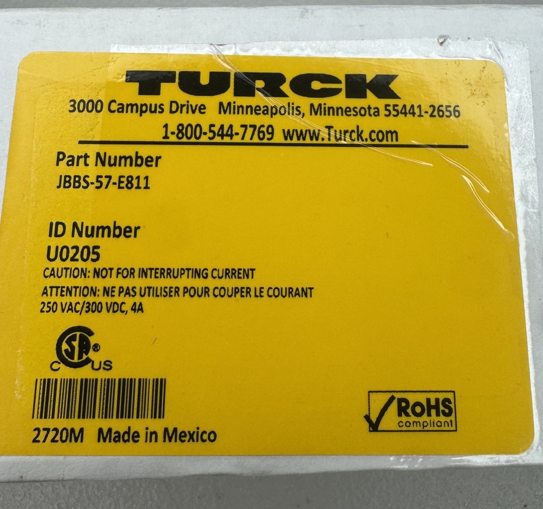 Turck JBBS-57-E811 Junction Box