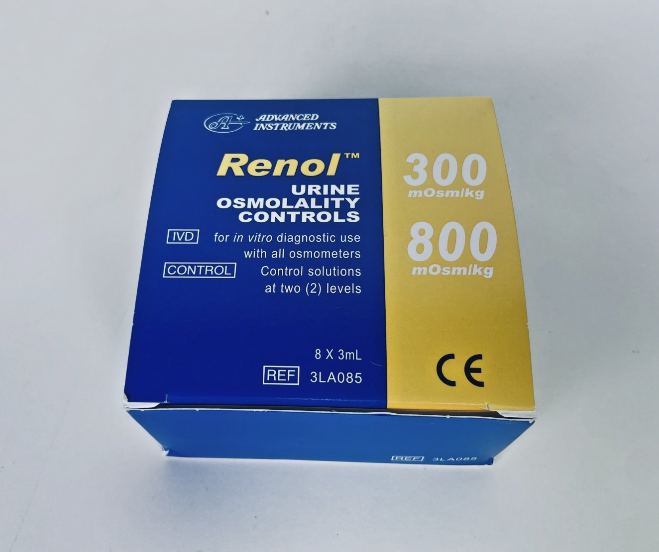 Advanced Instruments Urine Osmolality Controls 8x3mL 300-800 mOsm/kg 3LA085