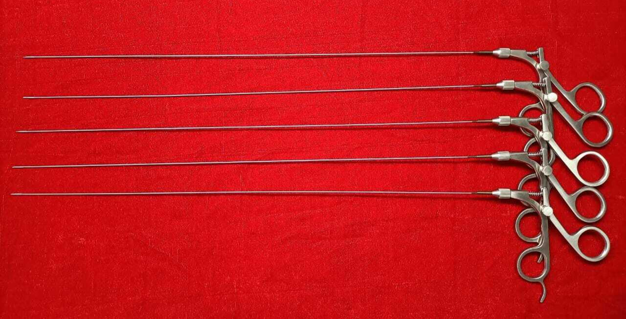 5pc-Laparoscopic Hysteroscopy Semi Rigid Scissor 5FR 40cm Surgical Instruments