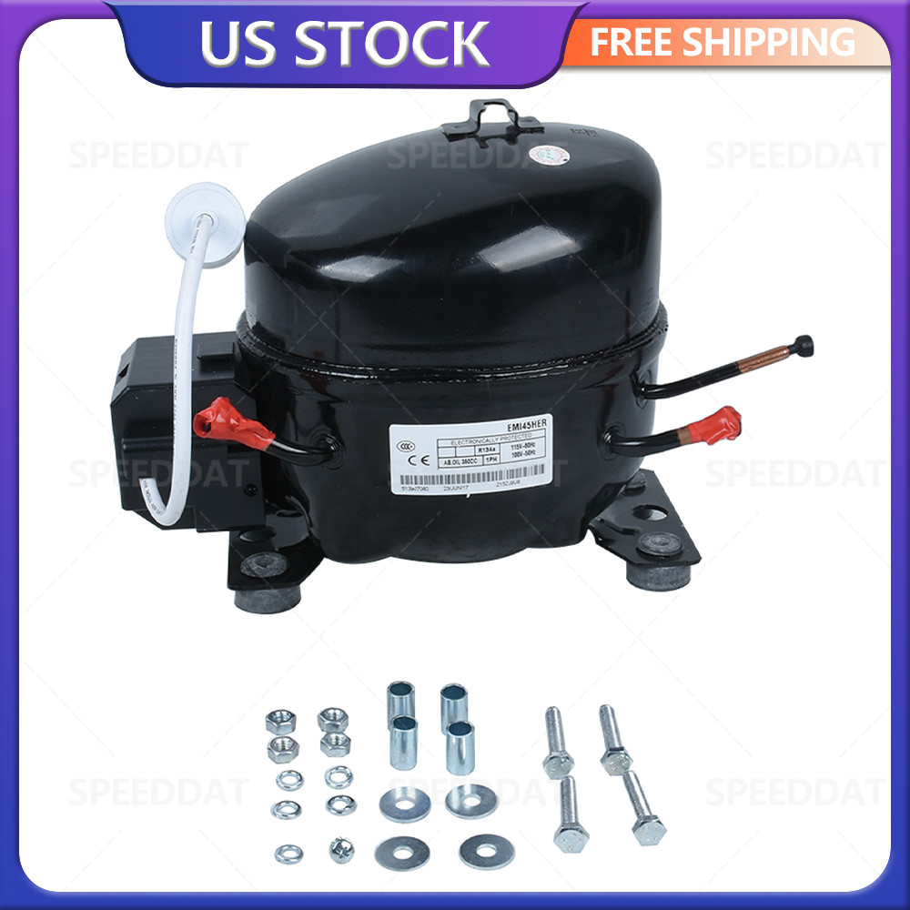 Compressor Assembly R-134A 115V 60Hz Fit Sub Zero Embraco EMU30HSC 700-6959 US