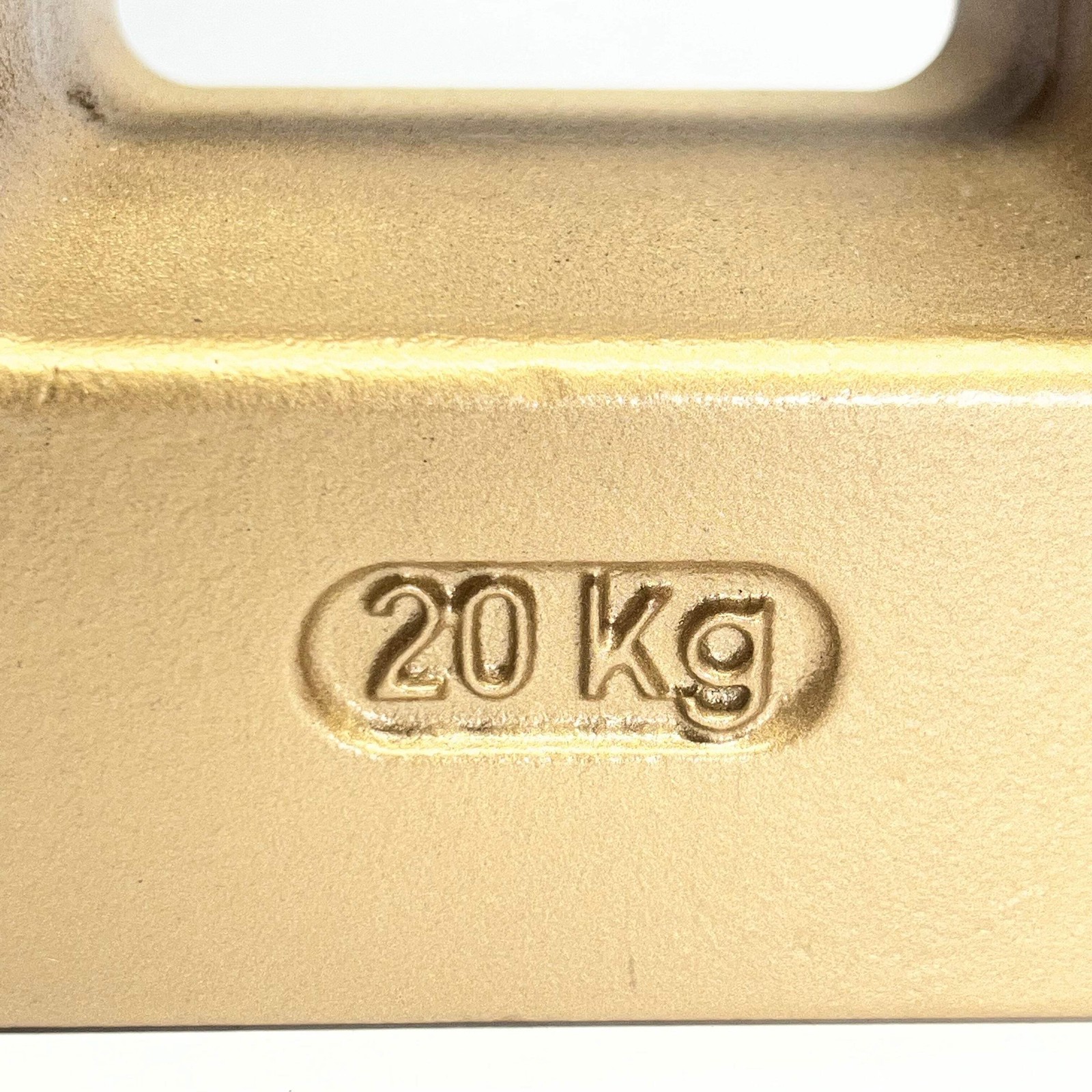 RICE LAKE Calibration Weight 20 Kg. Painted Density 7.2 Golden 12771