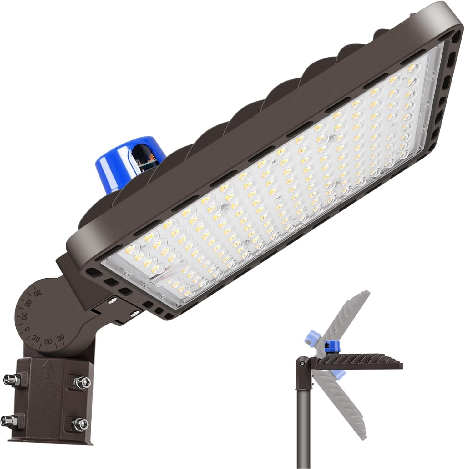 350W LED Parking Lot Light 52500LM Dusk to Dawn LED Shoebox Light 110-277V