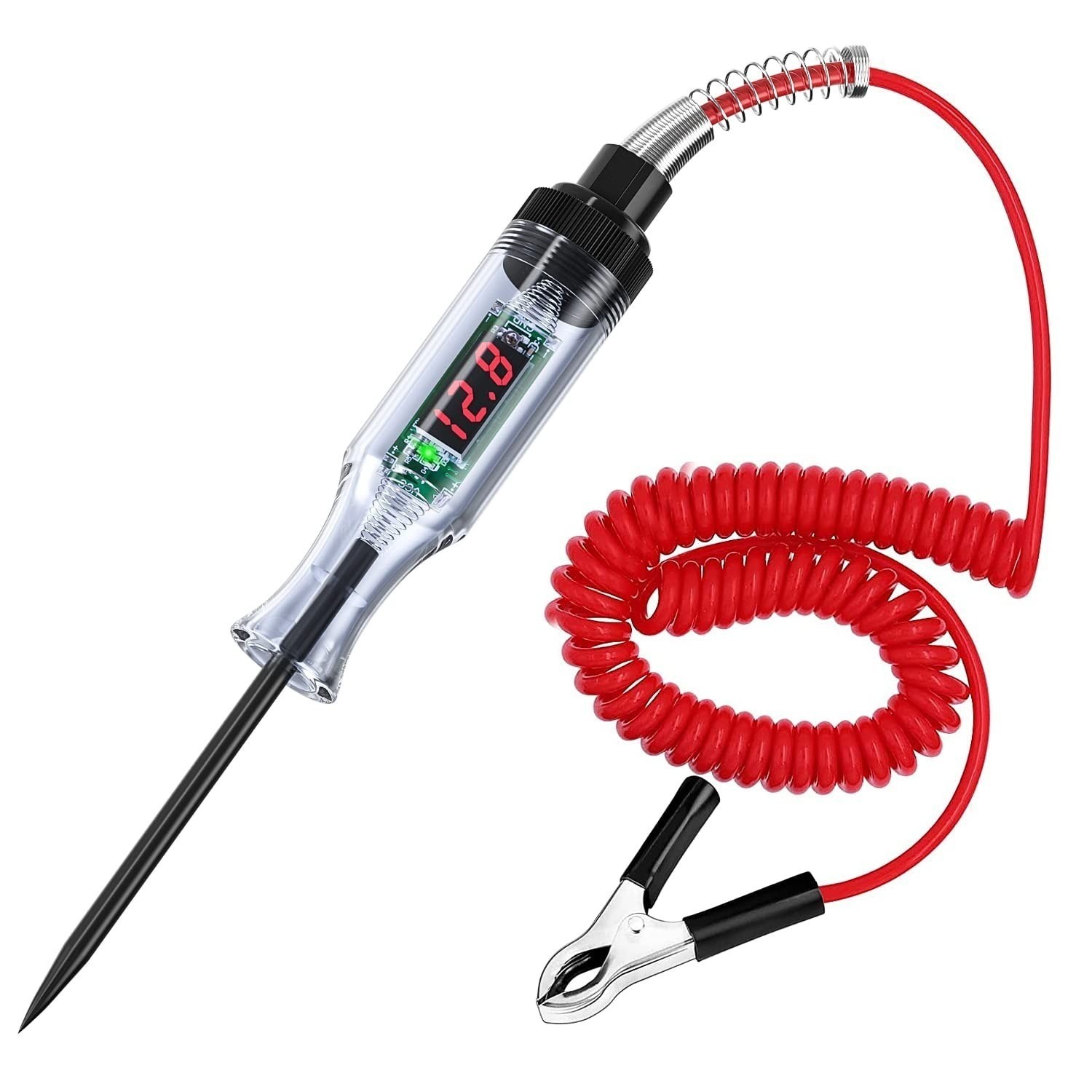 Pack-1 Automotive Test Light Digital LED Circuit Tester, DC 3V/6V/12V/24V