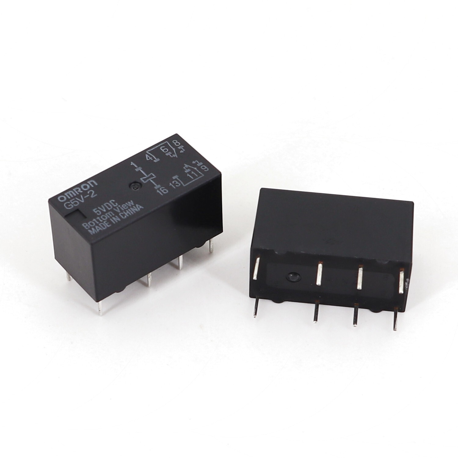 10Pcs Omron G5V-2 DC5V DPDT 8Pin PCB Mount Low-cost Signal Relay