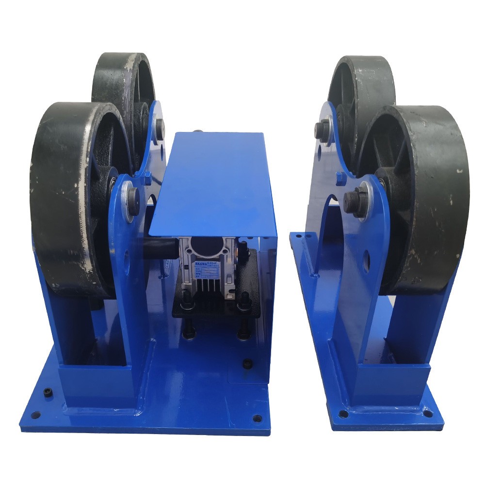 1T Welding Positioner Rotator Iron Roller Welding Pipe Turning Roll Control Box